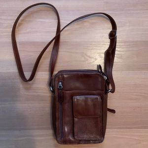 Vintage Leather Crossbody Bag